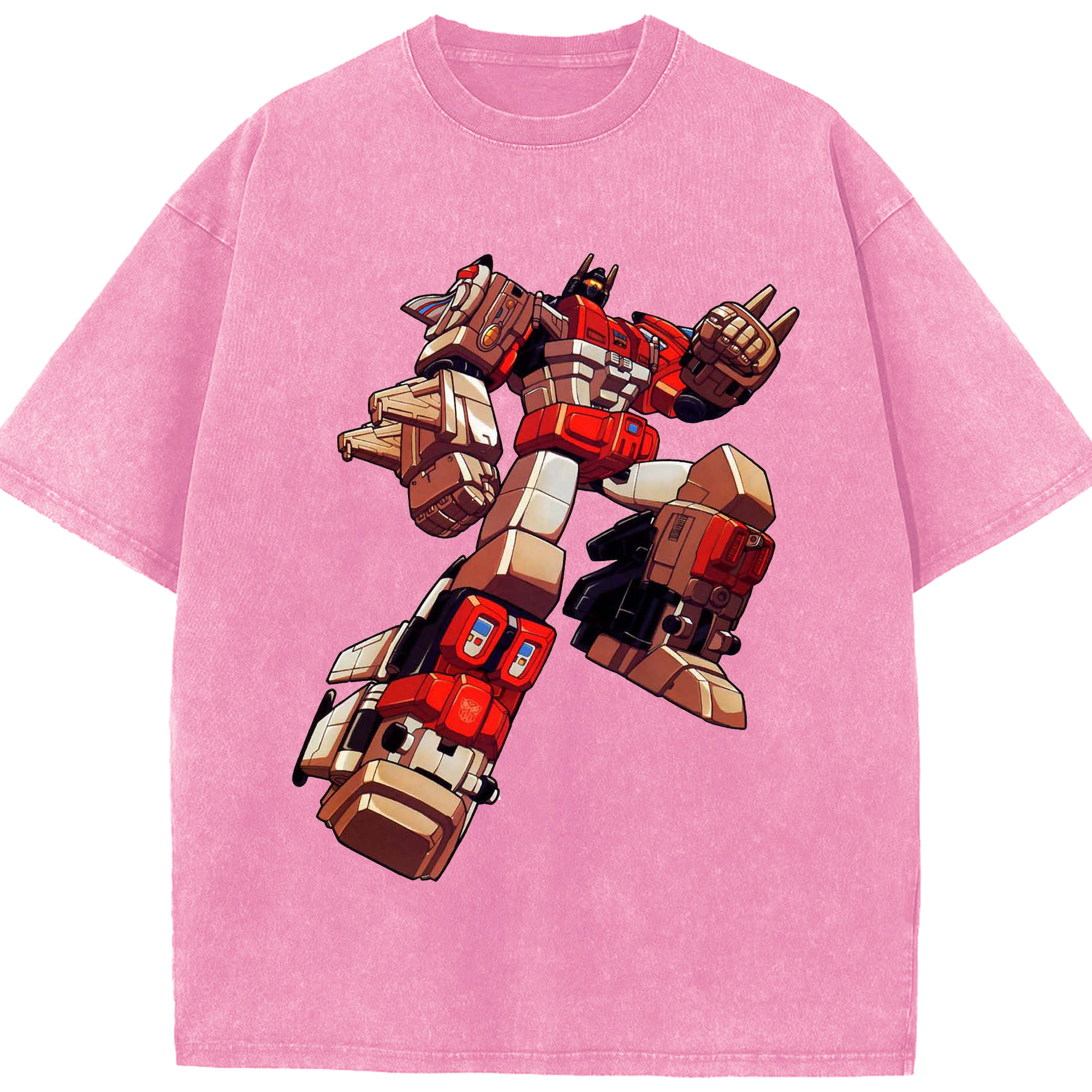 （画像用）  綿100% ヴィンテージ風 半袖Tシャツ（フロントプリント）
